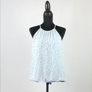 Women’s Blue Halter Spaghetti Strap Top